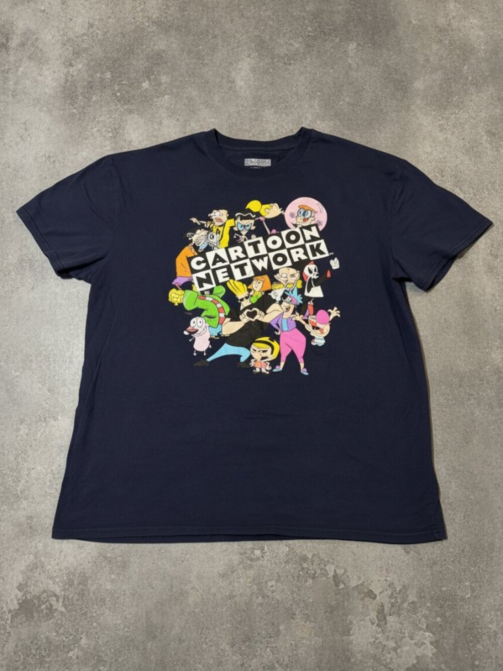 90s Cartoon Graphic T-Shirt – Retro Cartoon Character Collage